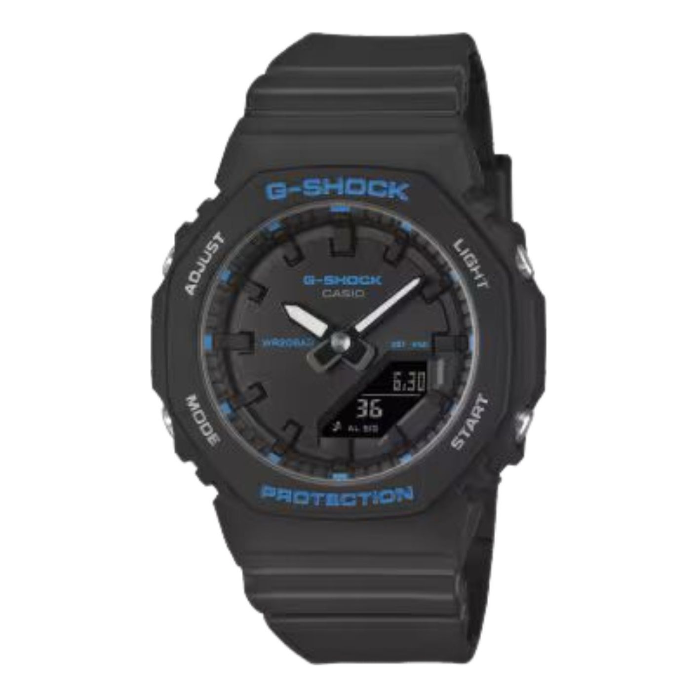 (WMNS) CASIO GMA-P2100 Series Analog-Digital 'Black Blue' GMA-P2100BA-1A