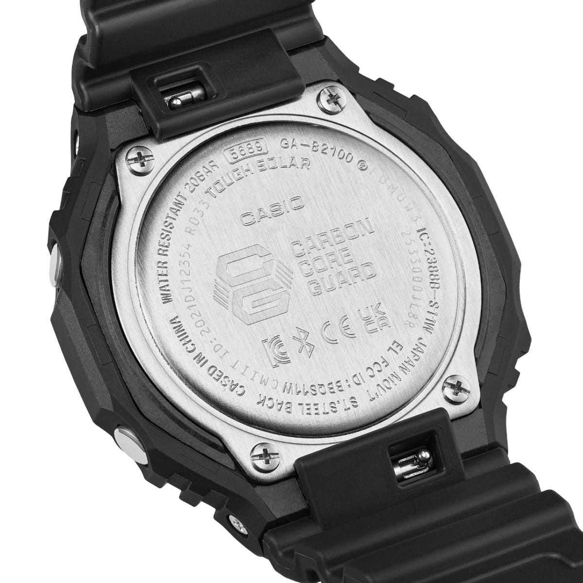 CASIO G-Shock GA-2100 Series Analog-Digital 'Black Green' GA-B2100BEG-1A