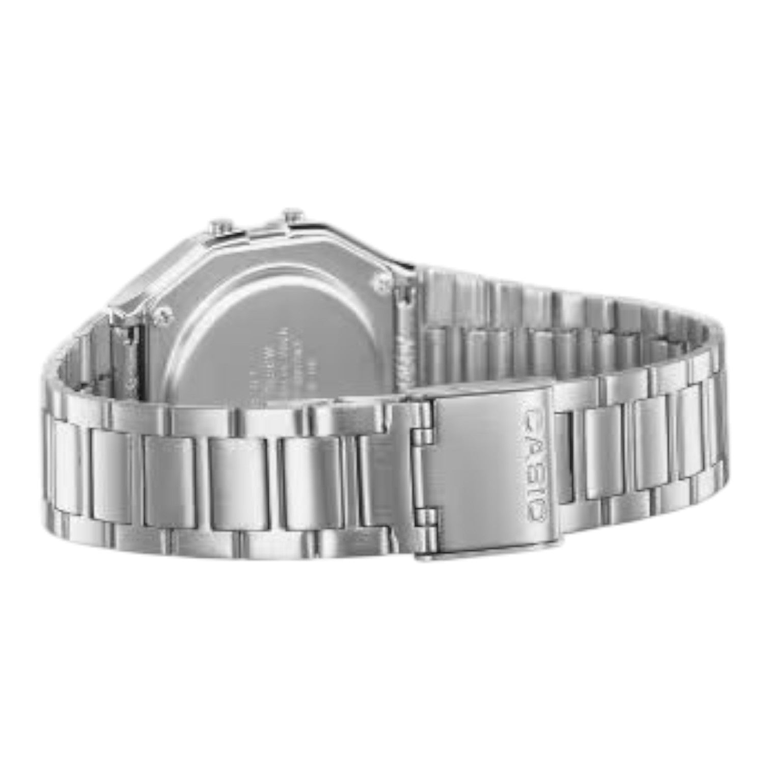 CASIO Vintage Water Resistant Stainless Steel Band LED Light 'Silver' A-158WA-1