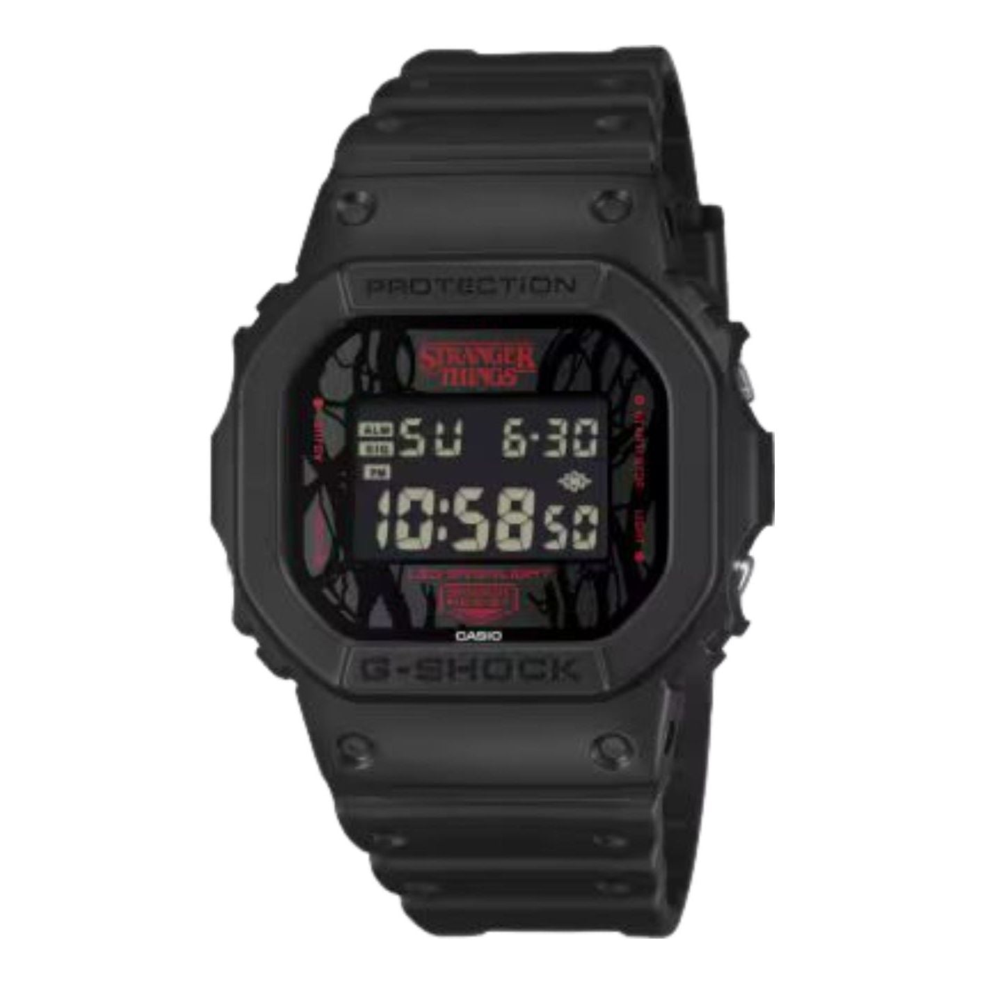 Casio x Stranger Things Digital DW5600 Series 'Black' DW5600STT-1