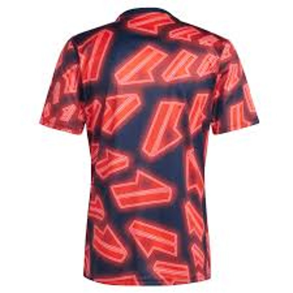 adidas Juventus Pre-Match Jersey Asia Sizing 'Red Black' IW0462