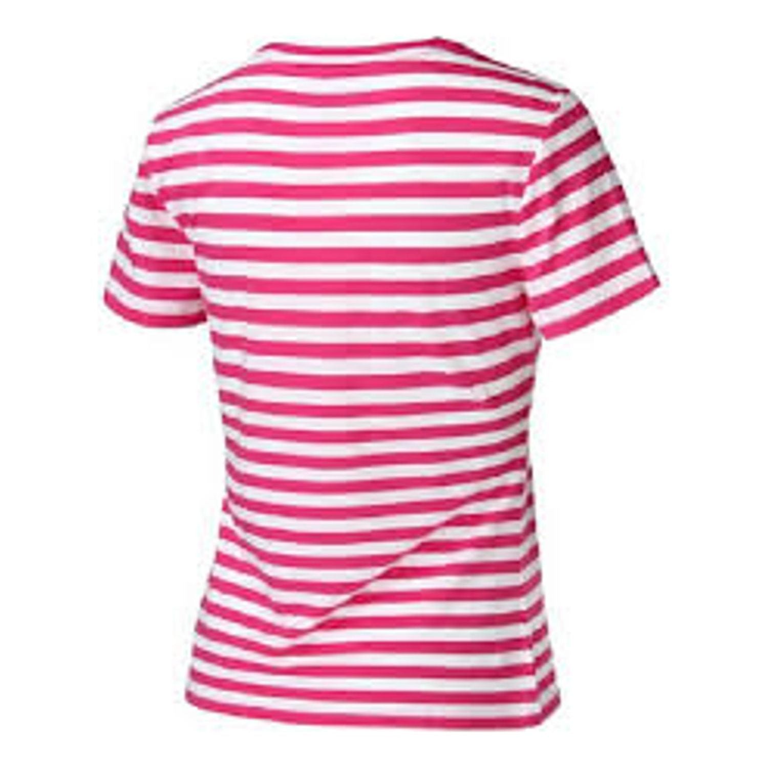 (WMNS) adidas Stripe T-Shirt Asia Sizing 'Pink White' AK1176