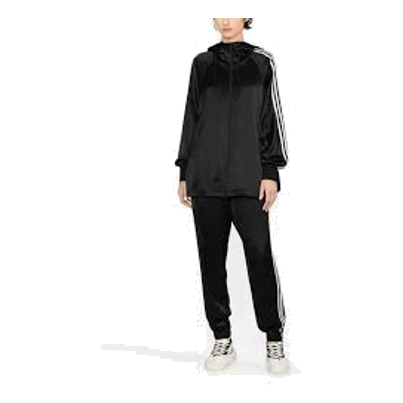 (WMNS) adidas x Y-3 Tech Silk Zip Hoodie Asia Sizing 'Black White' IQ1798