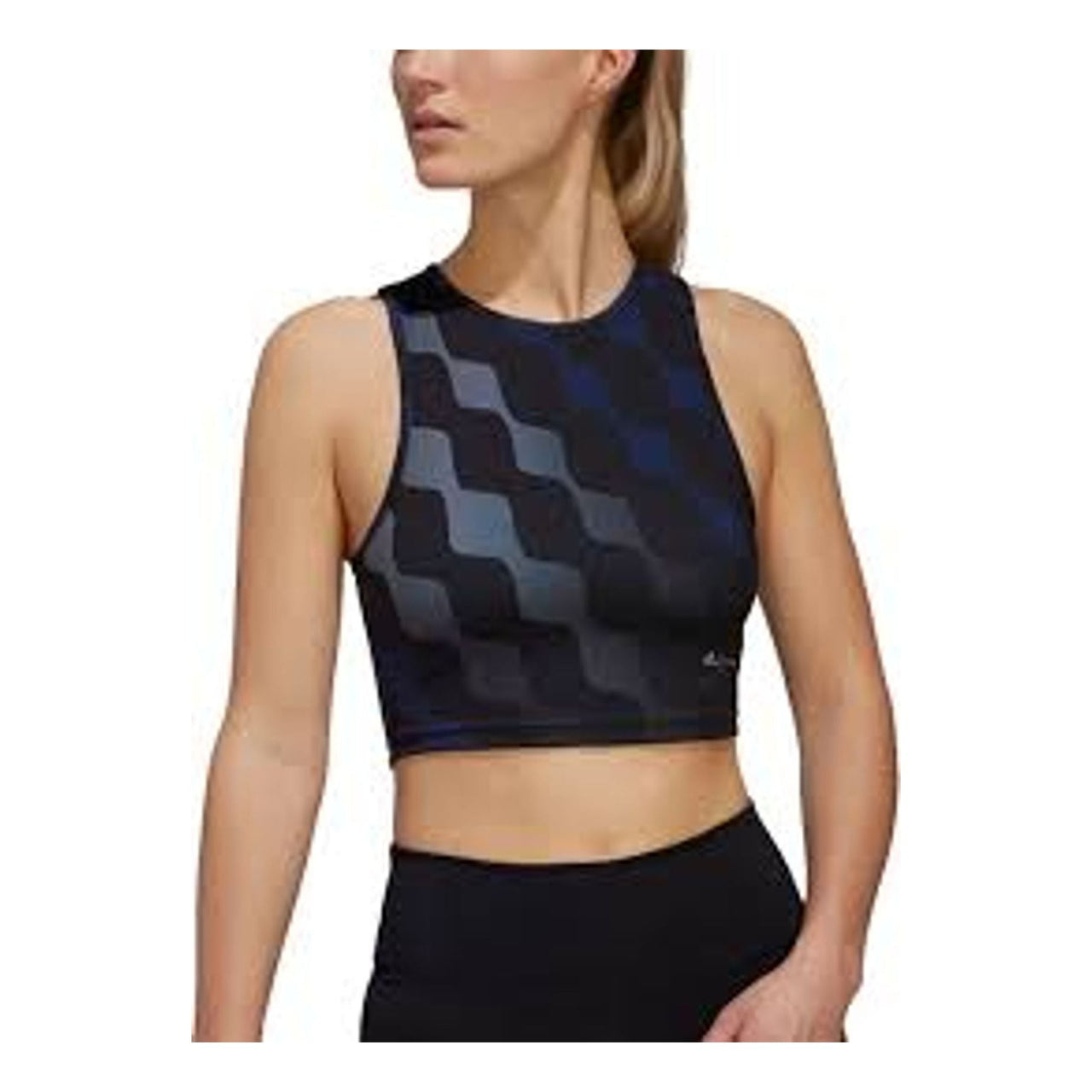 (WMNS) adidas x Marimekko Train Icons Print Tank Top Asia Sizing 'Black Blue' HH8734