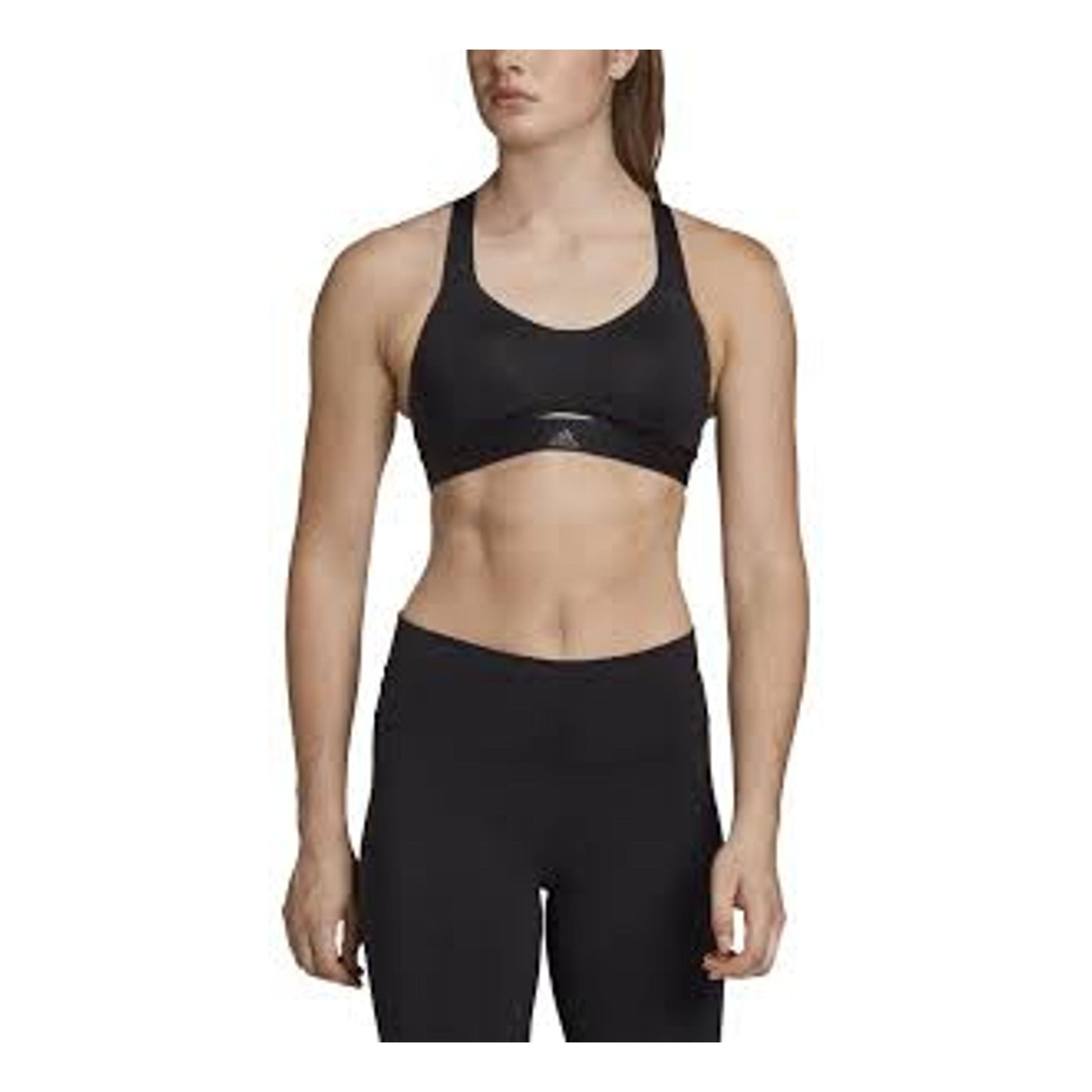 (WMNS) adidas Stronger For It Soft Bra Asia Sizing 'Black' EA3280