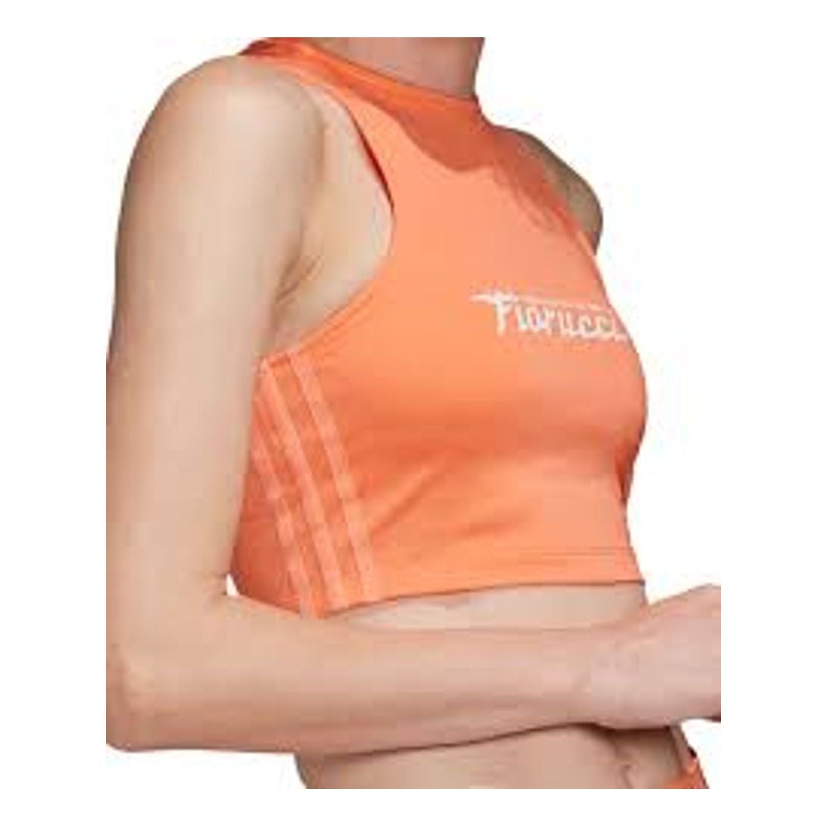 (WMNS) adidas Fiorucci Crop Top Asia Sizing 'Orange' FL4138