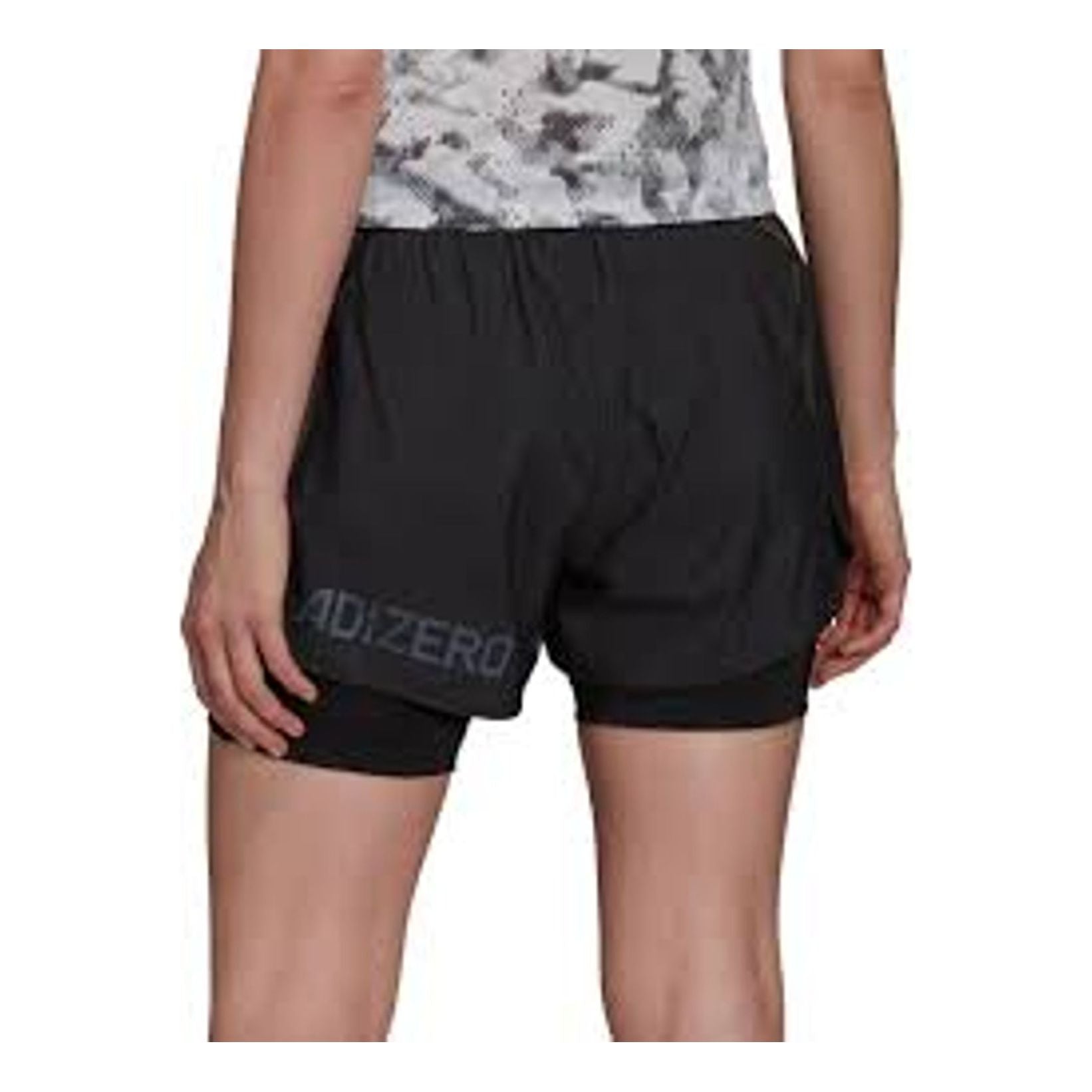 (WMNS) adidas Adizero 2 in 1 Shorts Asia Sizing 'Black' H31150