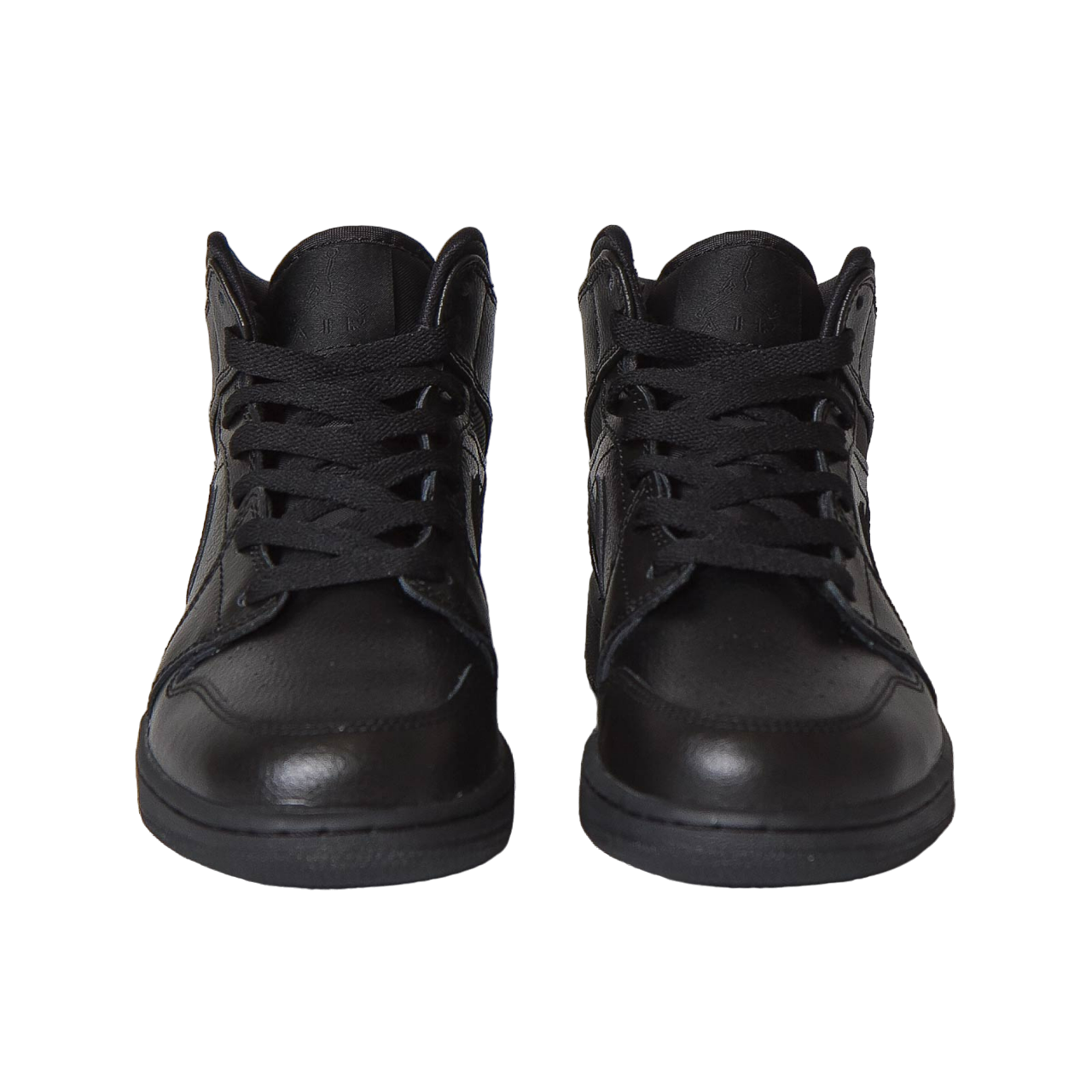 (GS) Air Jordan 1 Retro Mid 'Triple Black' 547255-030