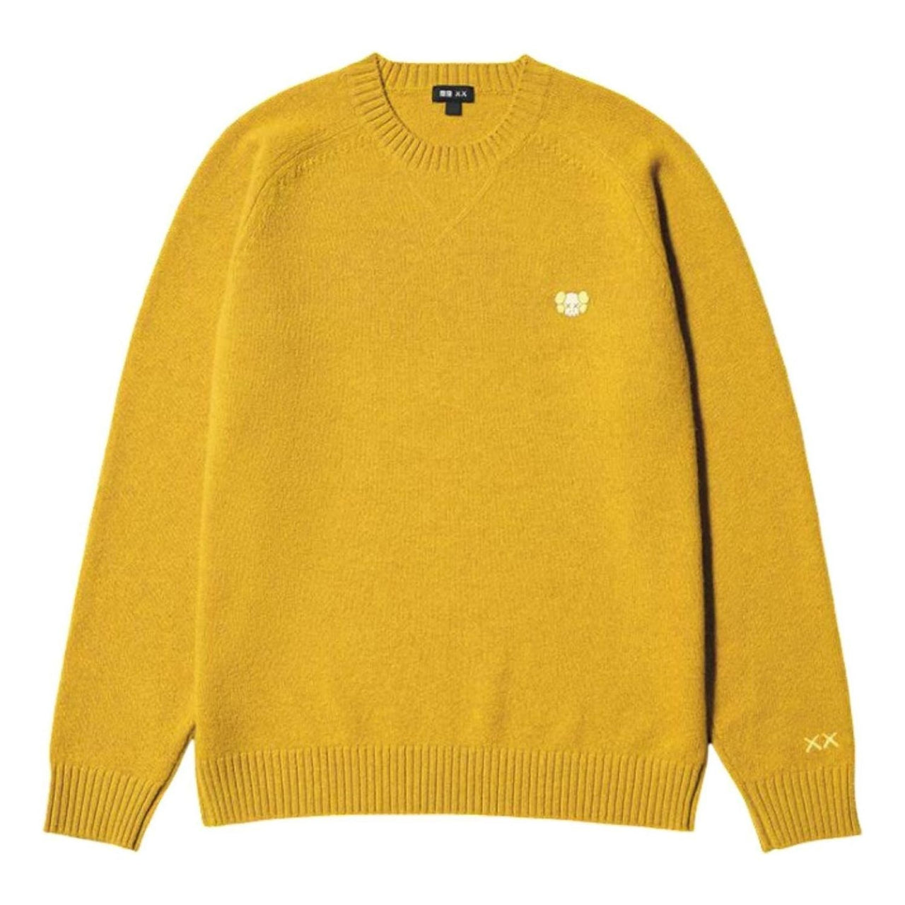 Uniqlo x KAWS WINTER Crew Neck Sweater 'Yellow' 485271-YELLOW
