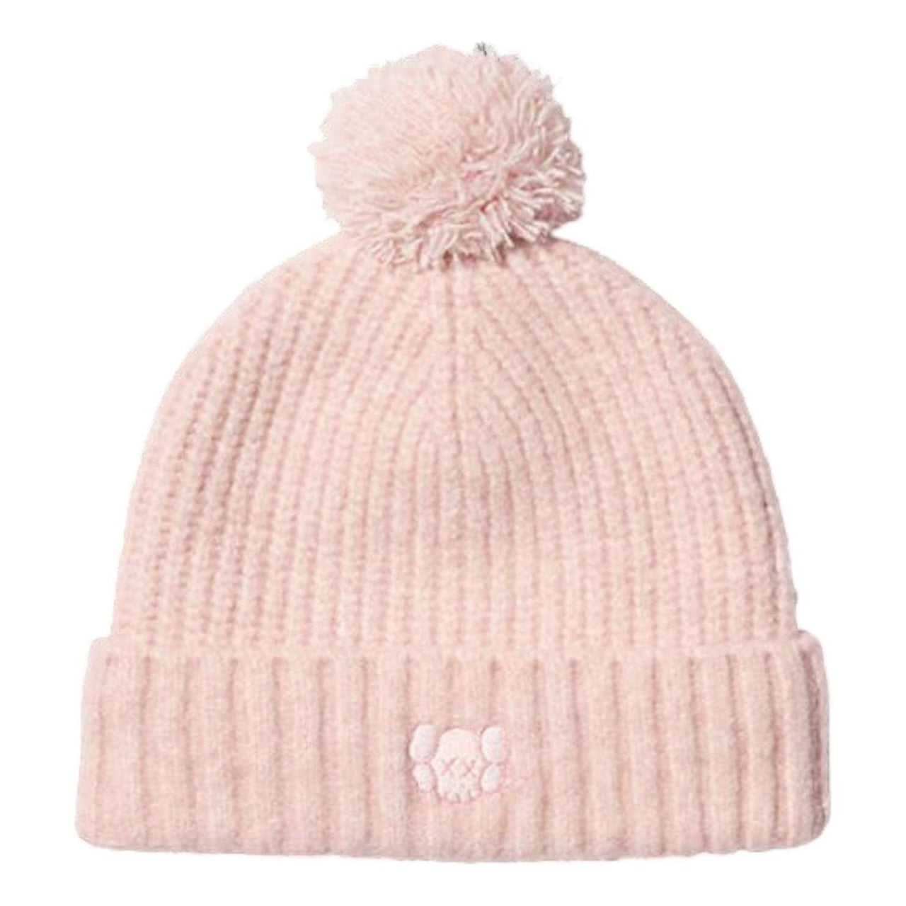 (GS) Uniqlo x KAWS Winter Heattech Knitted Hat 'Pink' 480329-PINK