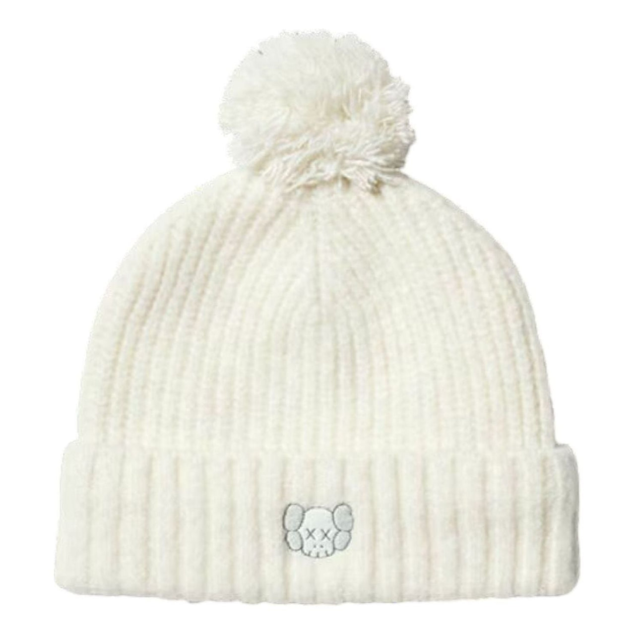 (GS) Uniqlo x KAWS Winter Heattech Knitted Hat 'Off White' 480329-OFF-WHITE