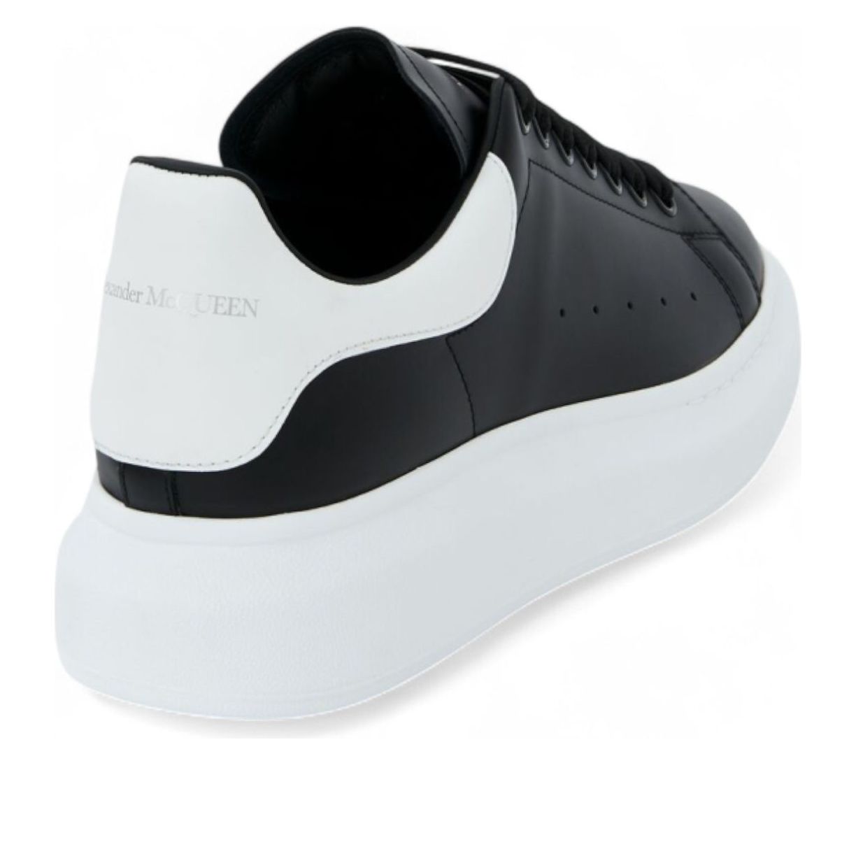 Alexander McQueen Oversized Sneaker 'Black White' 2024 553680-WIEEN-1070