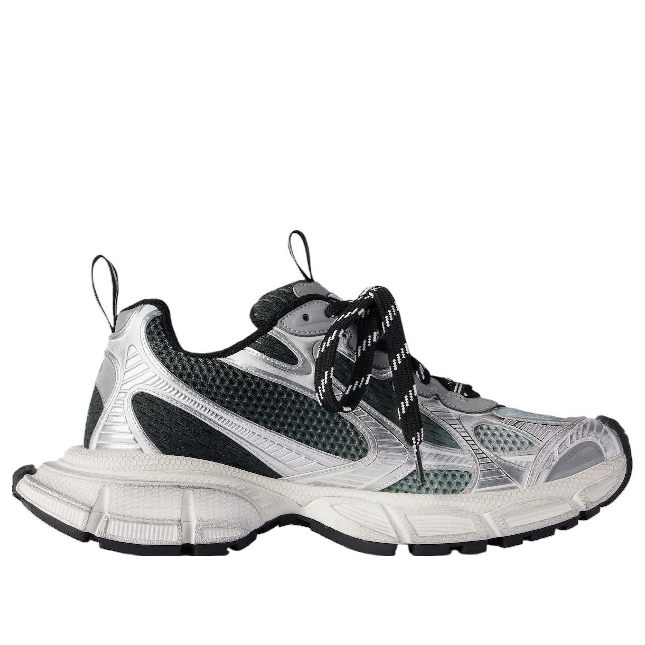 Balenciaga 3XL Gradient Sneakers 'White Black Grey' 734734W3XGM1190