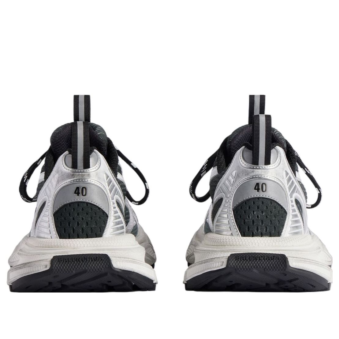 Balenciaga 3XL Gradient Sneakers 'White Black Grey' 734734W3XGM1190