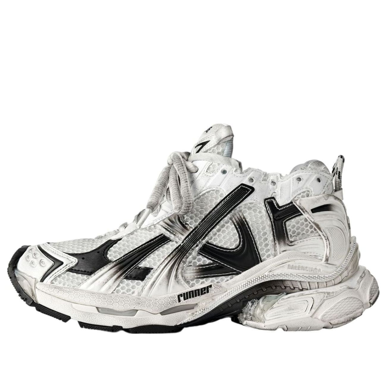 (WMNS) Balenciaga Runner Gradient 'White Black' 772767WRUNG9010