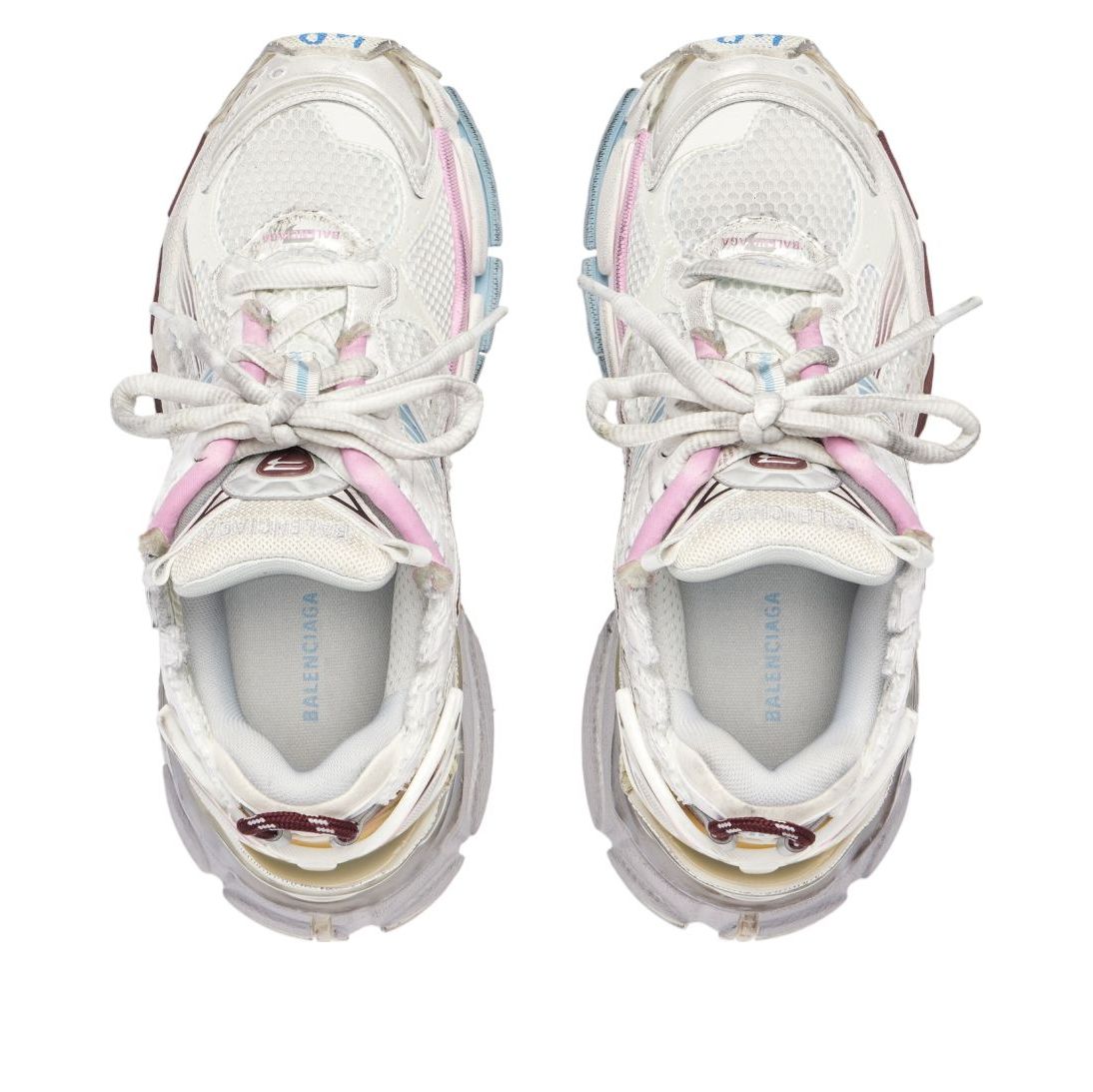(WMNS) Balenciaga Runner Gradient 'White Pink Blue' 772767WRUNG9245