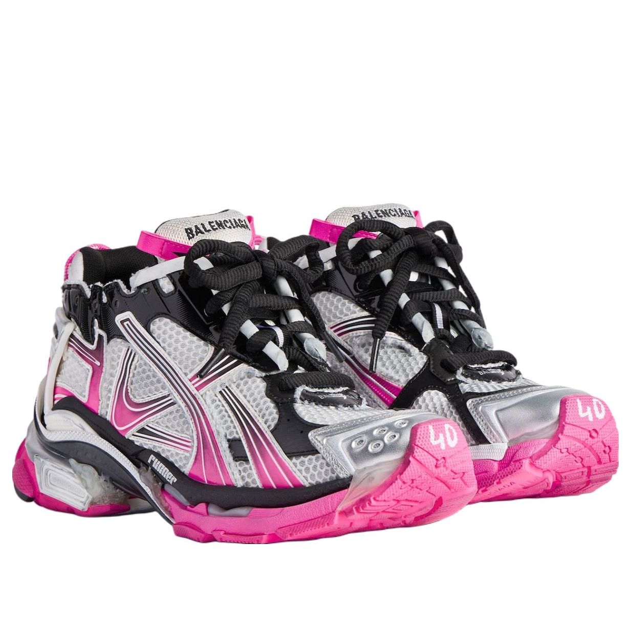 (WMNS) Balenciaga Runner Gradient 'White Pink Black' 772767WRUNG9155