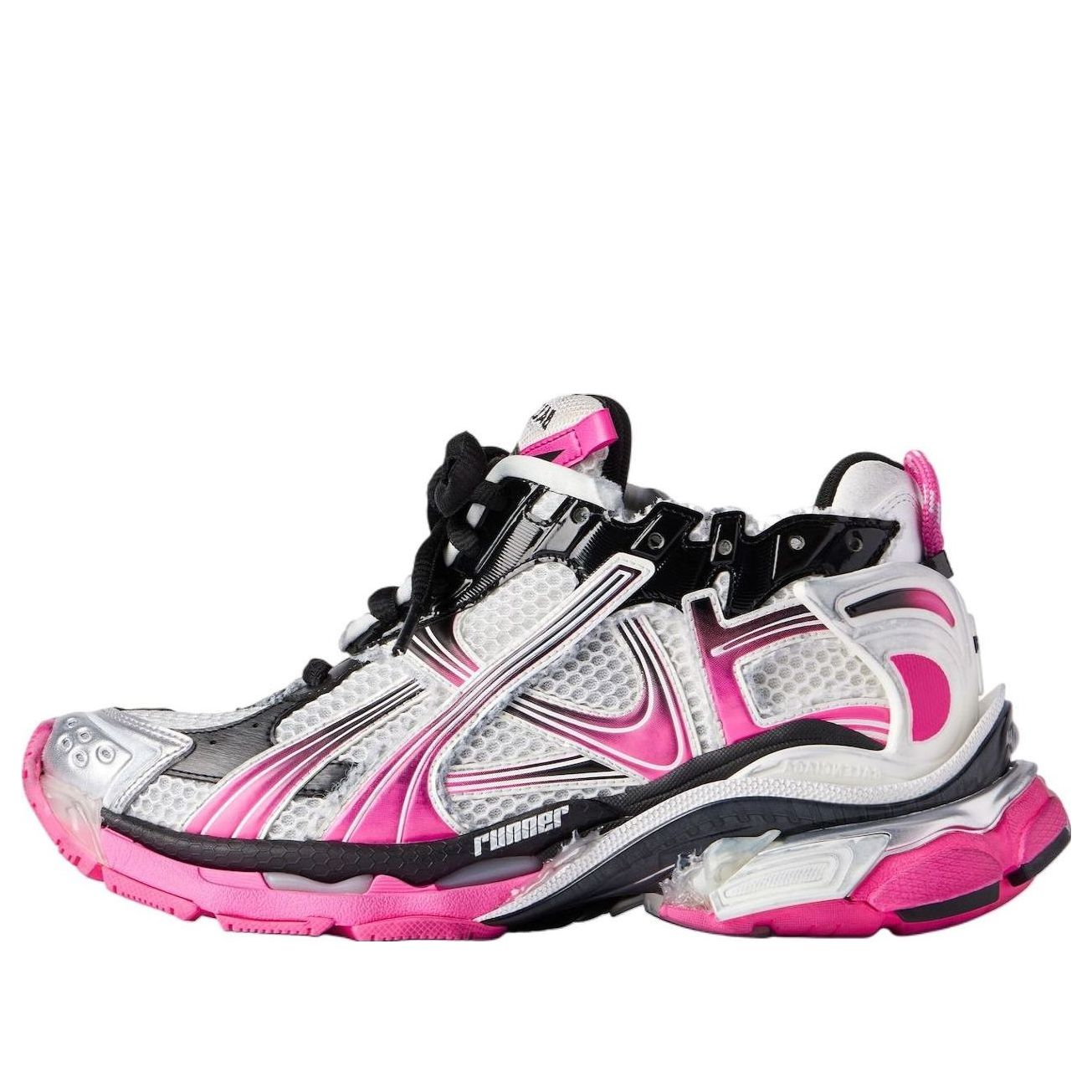 (WMNS) Balenciaga Runner Gradient 'White Pink Black' 772767WRUNG9155