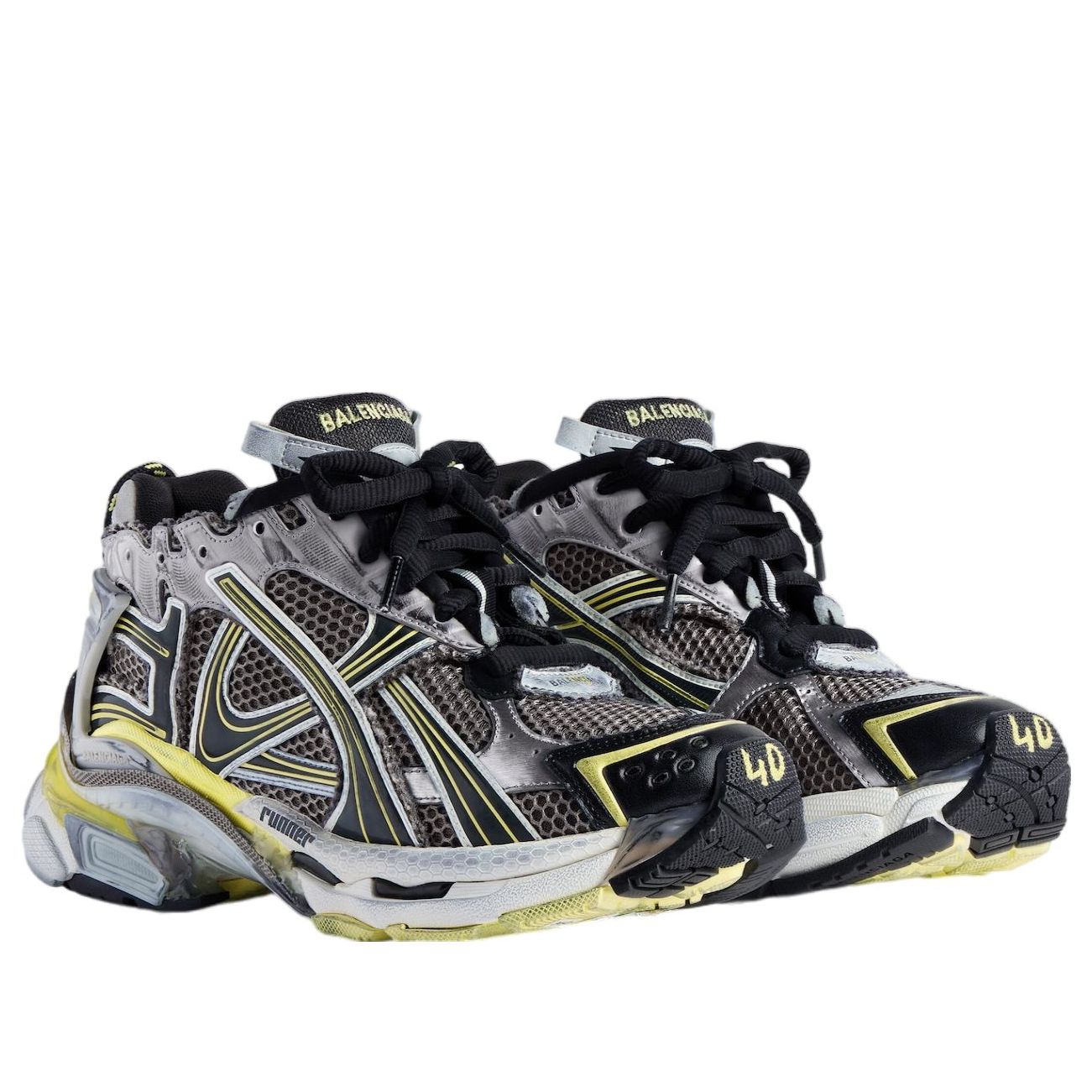 Balenciaga Runner 'Grey Yellow' 772774W3RMU1279