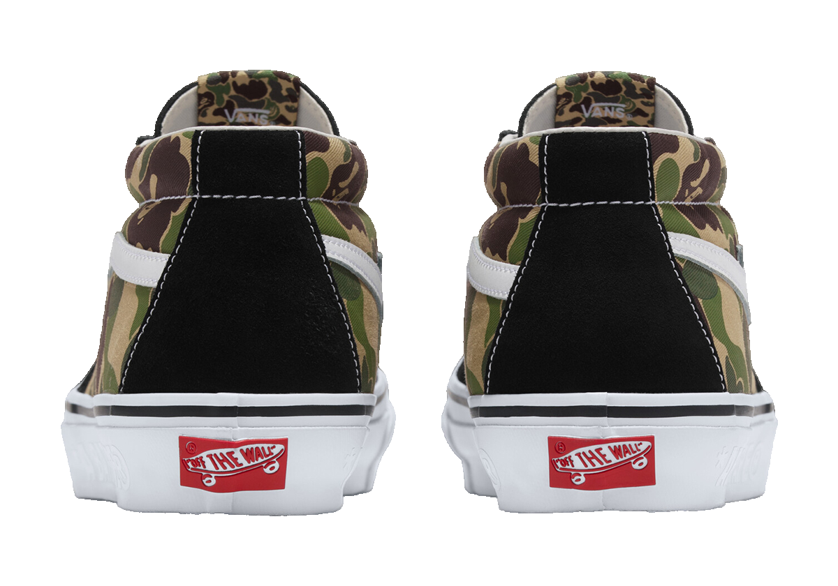 Vans x Bape SK-8 Mid 'Camo' VN000MZGCX3