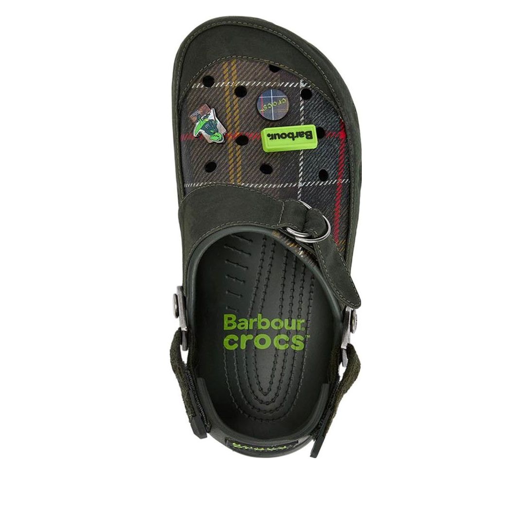 Crocs x Barbour Clog 'Olive Plaid' 210898-3VT