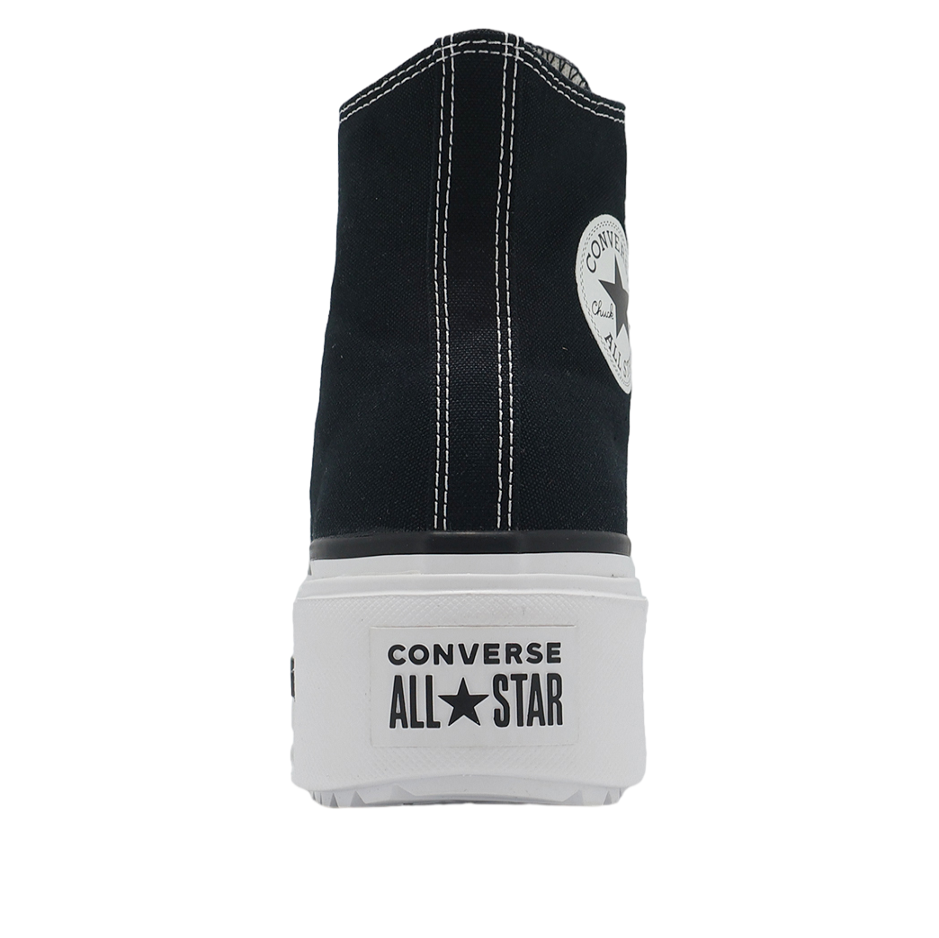 Converse Chuck Taylor All Star Lift Double Stack Hi 'Black White' A12975C
