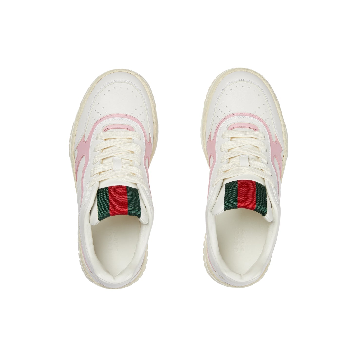 (WMNS) Gucci Re-Web Sneakers 'White Pink' 785728-AADRT-9078