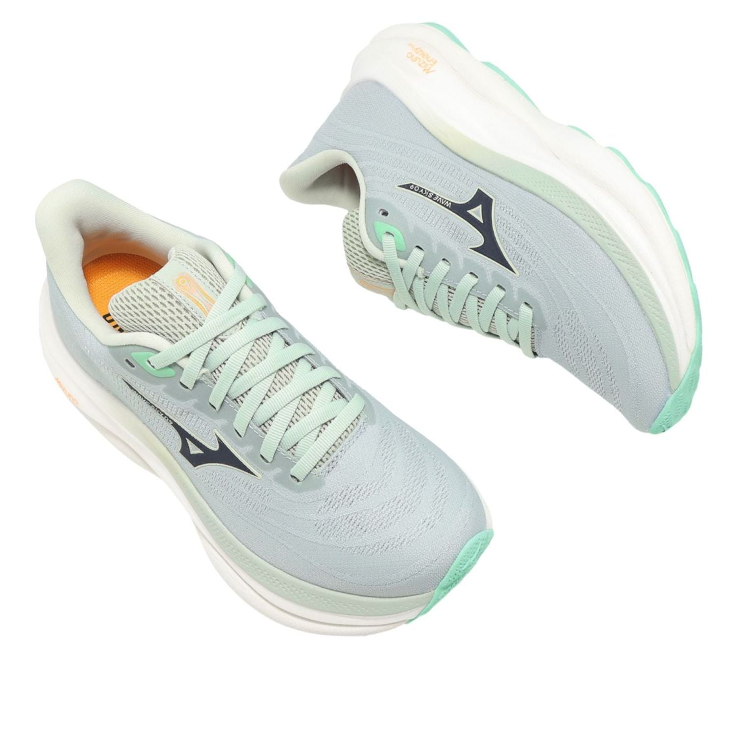 (WMNS) Mizuno Wave Sky 9 Wide 4E 'Light Grey' J1GD251223
