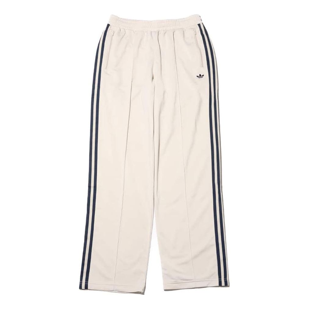 adidas Beckenbauer Track Pants Asia Sizing 'Beige Black' IZ4926