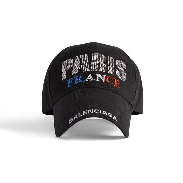 Balenciaga Paris Strass Cap 'Black' 8117534E9B21000