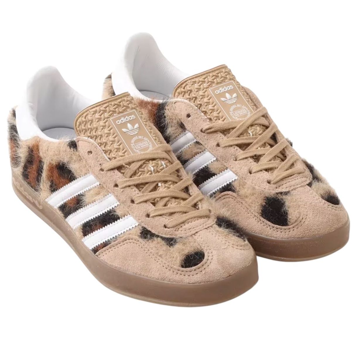 adidas x atmos Pink Gazelle Indoor 'Trinity Leopard Warm Sandstone' JS4599