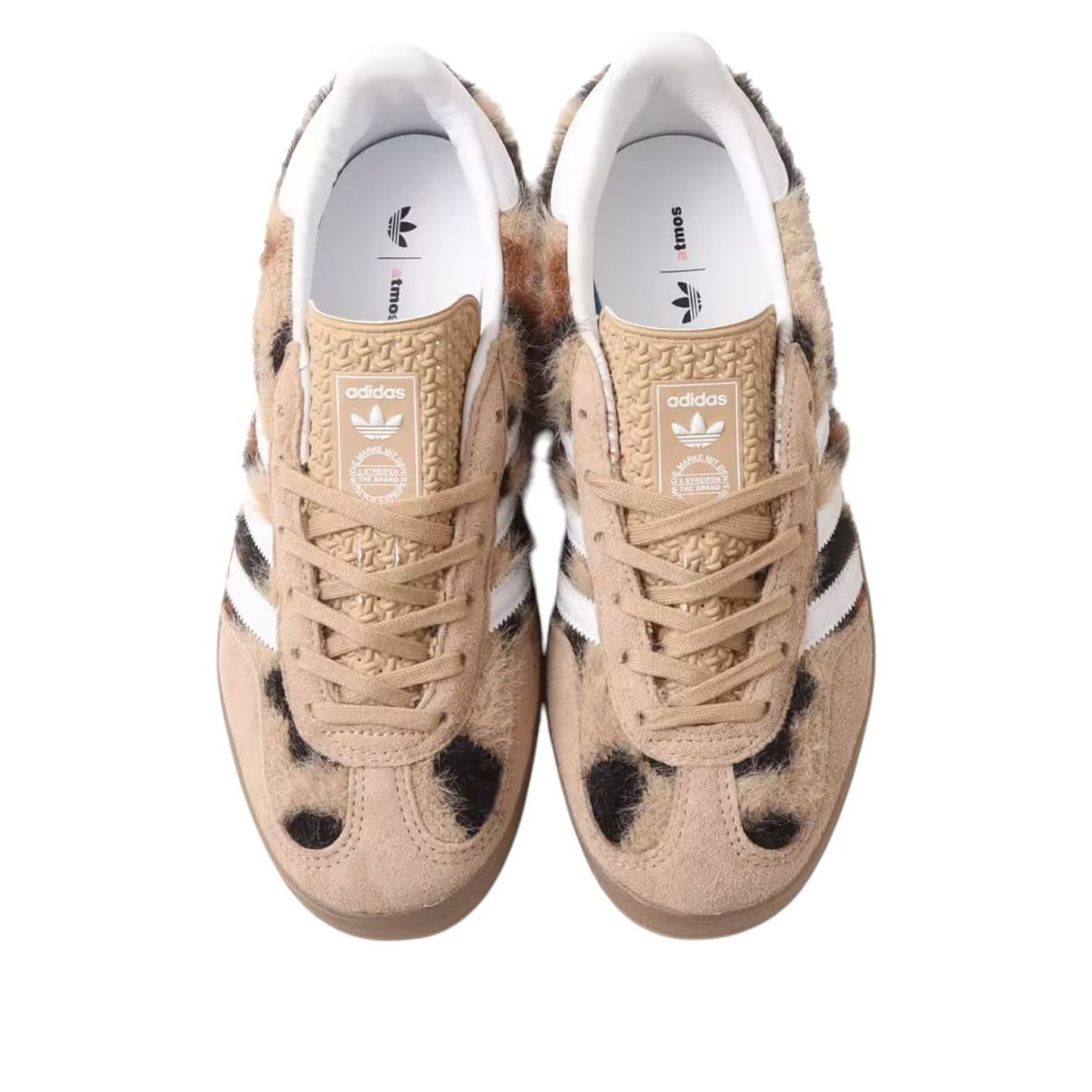 adidas x atmos Pink Gazelle Indoor 'Trinity Leopard Warm Sandstone' JS4599