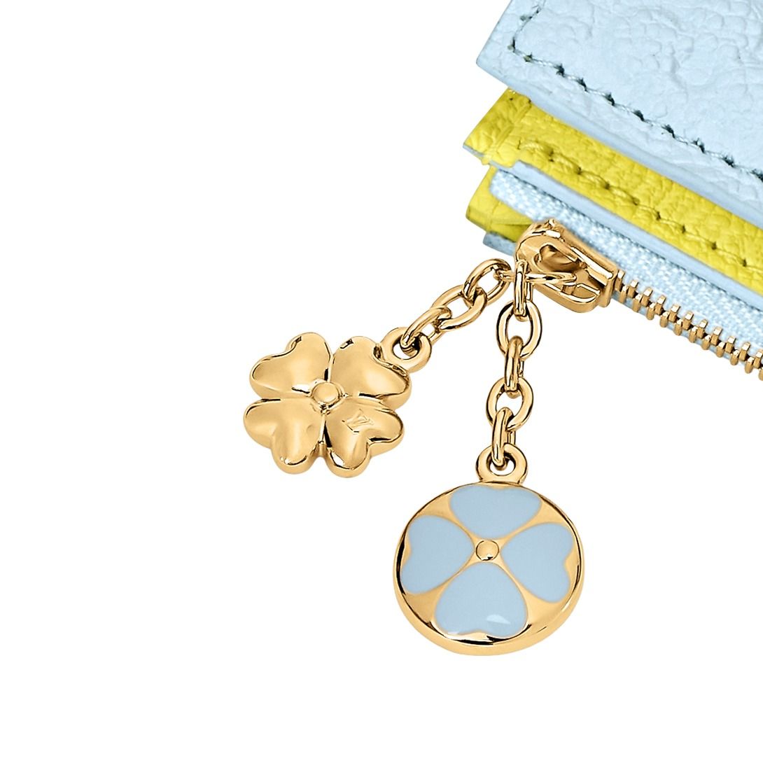 (WMNS) LOUIS VUITTON Portefeuille Lisa Wallet 'Sky Blue Citrus' M28049