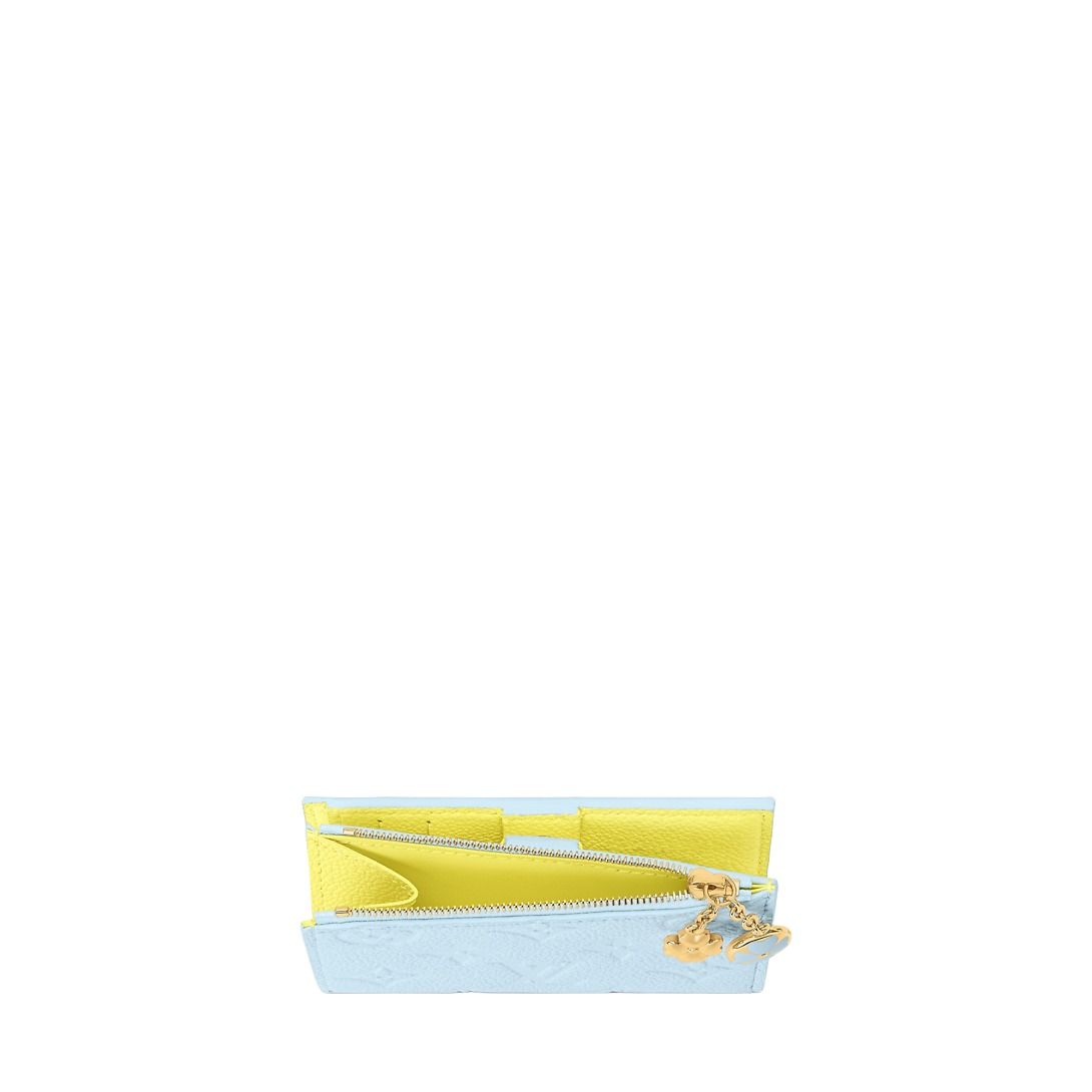 (WMNS) LOUIS VUITTON Portefeuille Lisa Wallet 'Sky Blue Citrus' M28049