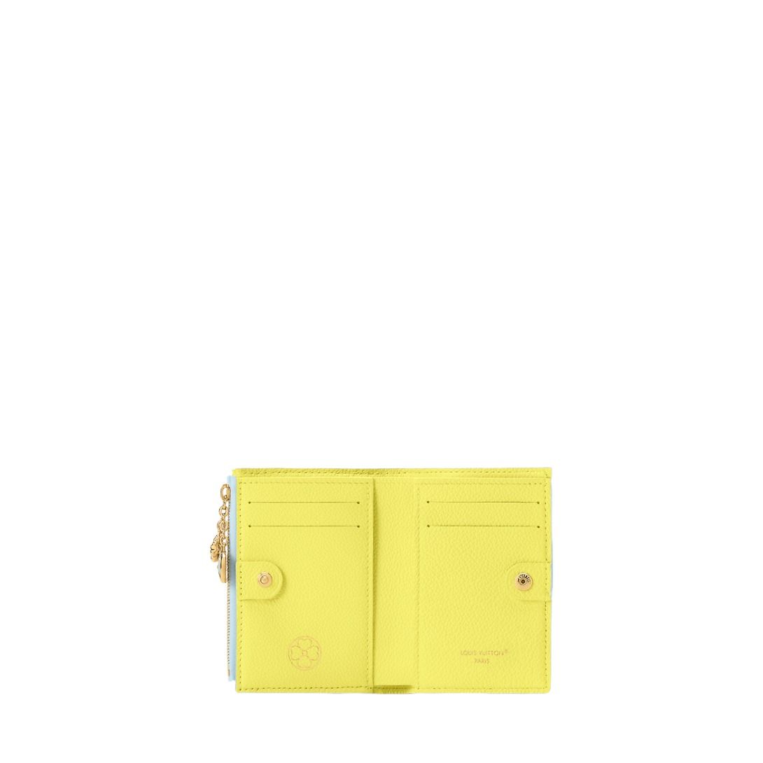 (WMNS) LOUIS VUITTON Portefeuille Lisa Wallet 'Sky Blue Citrus' M28049
