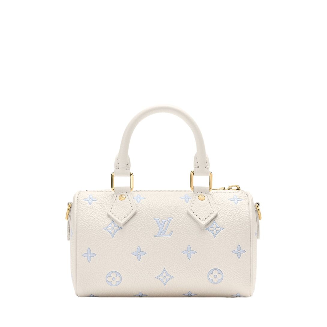 LOUIS VUITTON Nano Speedy 'Milky White Blue" M27702