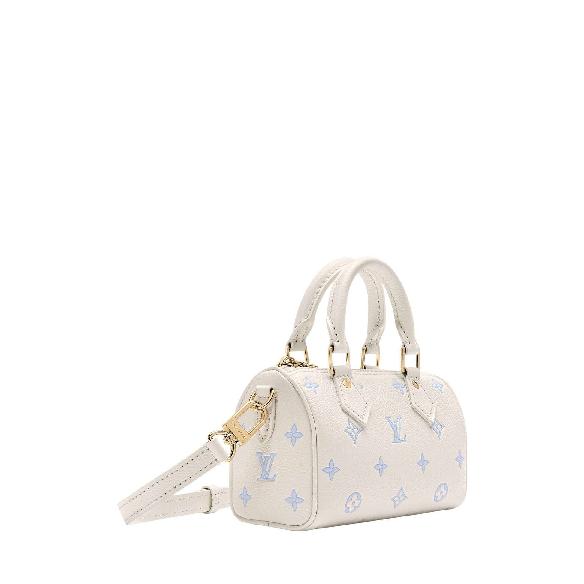 LOUIS VUITTON Nano Speedy 'Milky White Blue" M27702