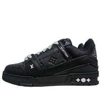 LOUIS VUITTON Trainer Sneakers 'Black Monogram' 1AARER