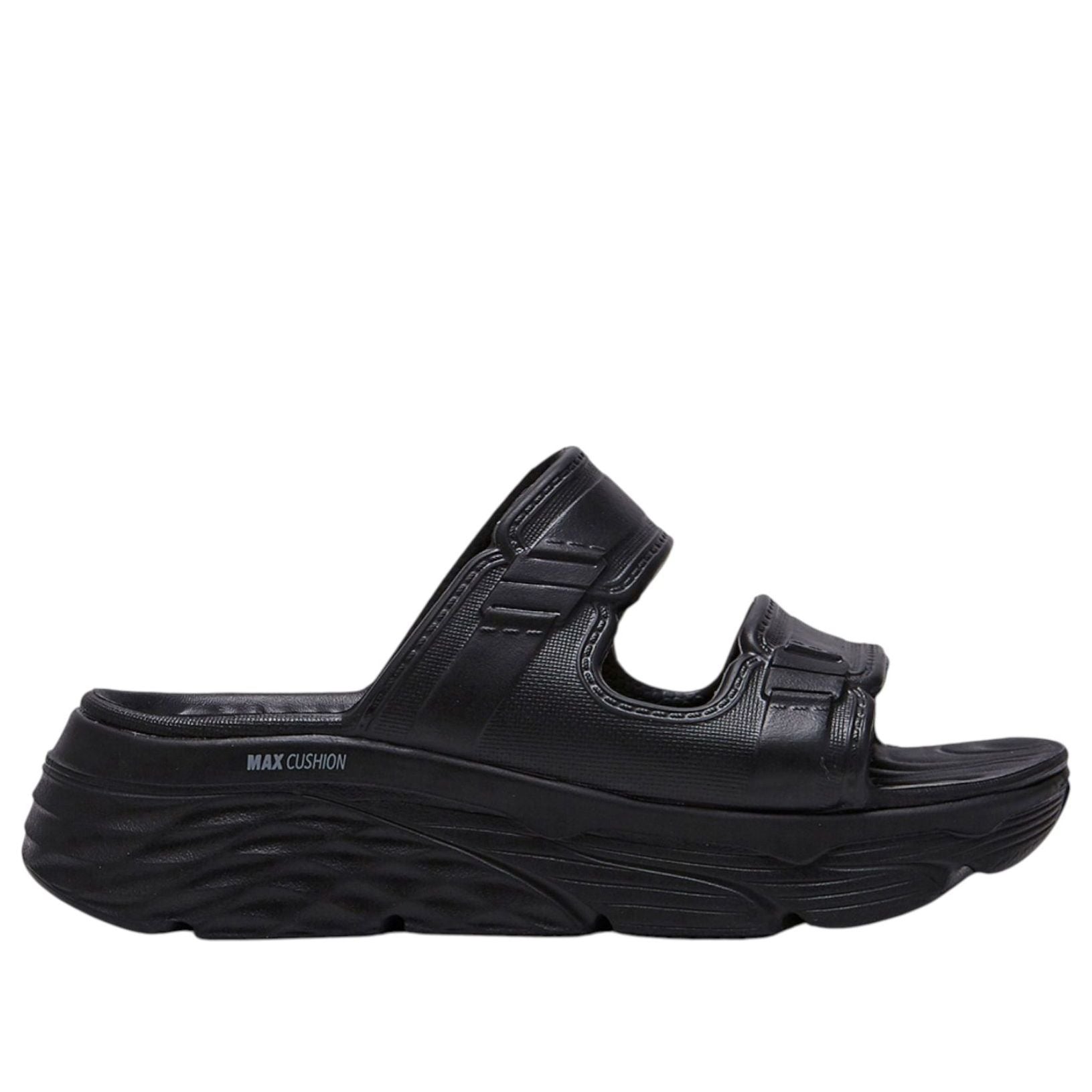 (WMNS) Skechers Max Cushioning Foamies 'Black' 111125-BBK