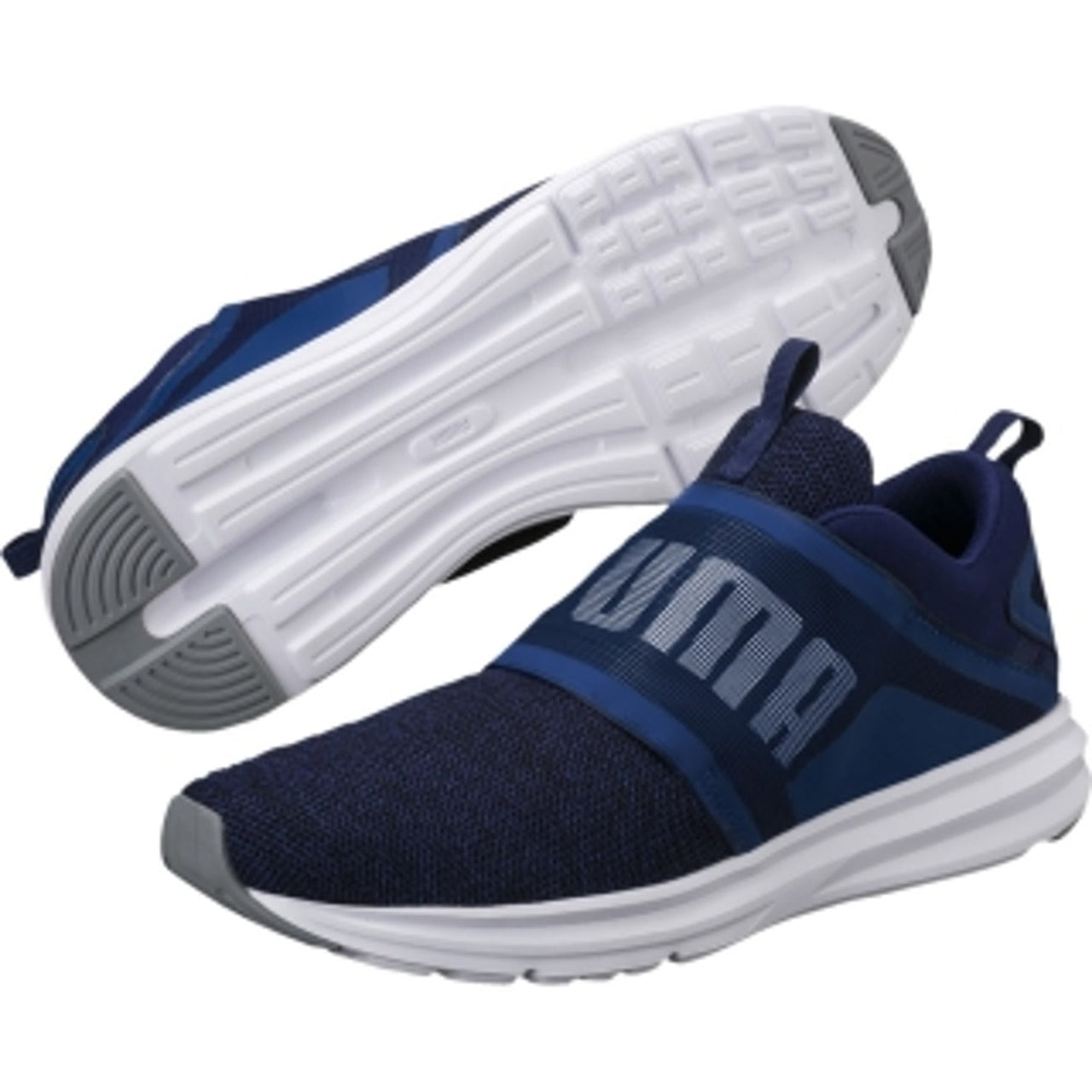 PUMA Enzo Strap Knit 'Blue White' 190029-03