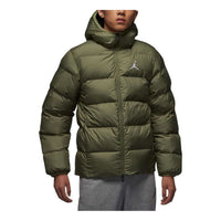 Air Jordan Brooklyn Puffer Jacket Asia Sizing 'Medium Olive' FV7318-222