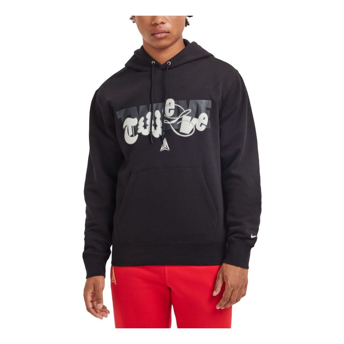 Nike Ja Graphic Fleece Basketball Hoodie 'Black' FZ1038-010