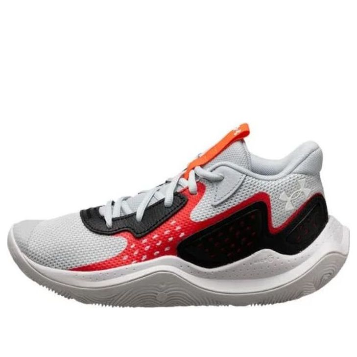 Under Armour Jet '23 Basketball 'Grey Black Red' 3026634-103
