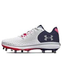 (WMNS) Under Armour UA Glyde 2 MT LE Softball Cleats 'White Black Red' 3026602-100