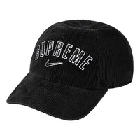 Supreme x Nike Arc Corduroy 6-Panel Cap 'Black White' DM9047-010