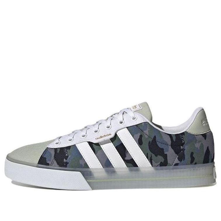 adidas Daily 3.0 'White Halo Green Camo' GY9670