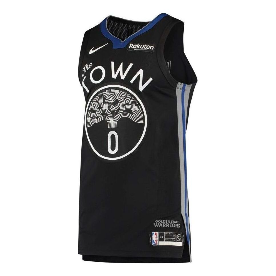 Nike Authentic Stephen Curry Warriors Jersey 'Black' AV4576-010