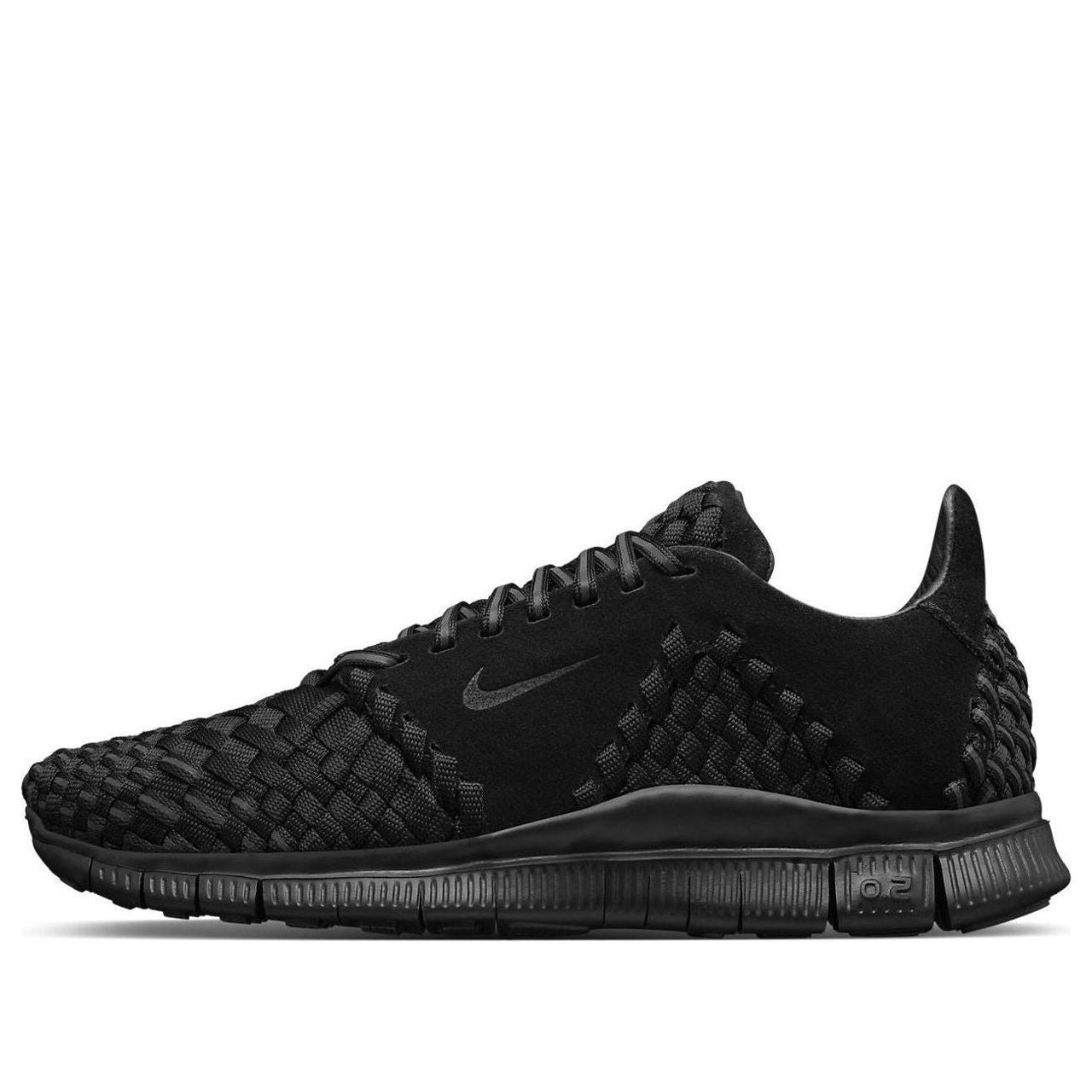 Nike Free Inneva Woven 2 'Triple Black Suede' 813040-001