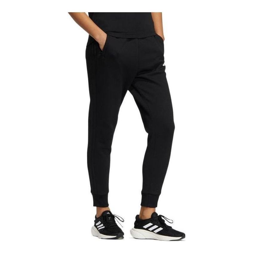 (WMNS) adidas Must Haves 3-Stripes Doubleknit Joggers Asia Sizing 'Black' HM7072