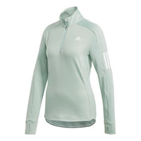 (WMNS) adidas Warm 1/2 Sport Long T-Shirt Asia Sizing 'Green' GC6643